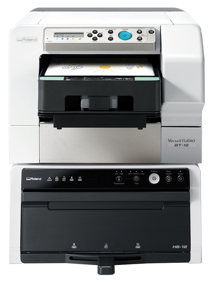 Roland VersaSTUDIO BT-12 Direct-to-Garment Desktop Printer at Allegheny Educational Systems
