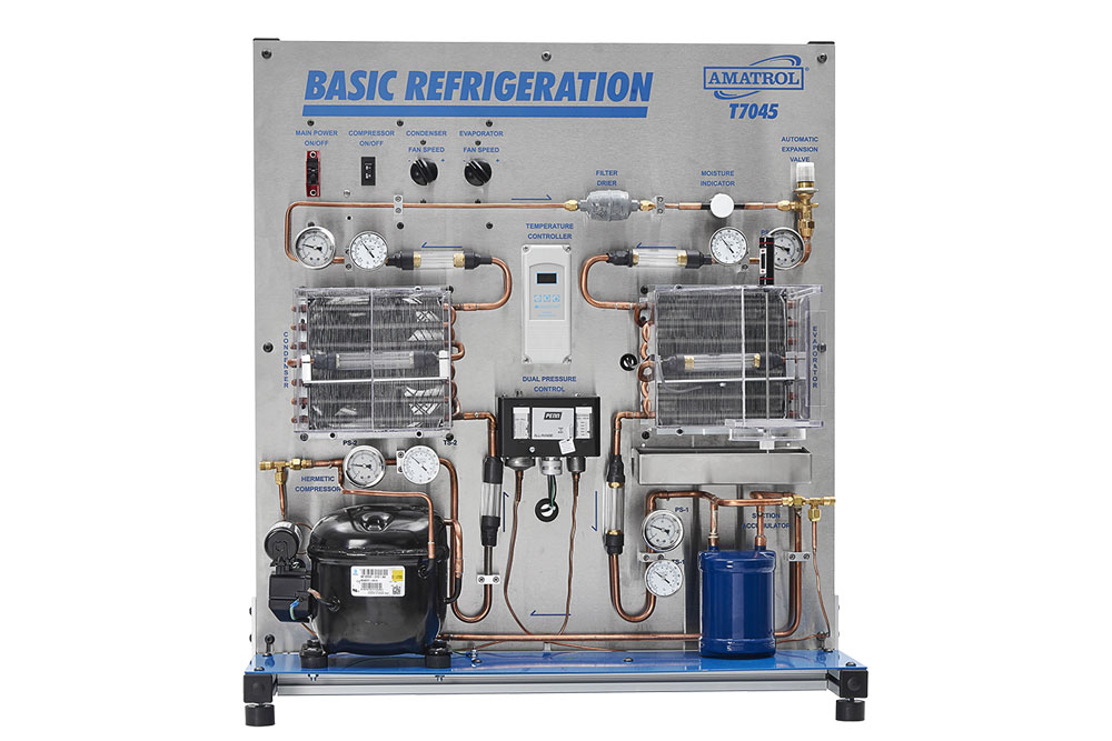 Allegheny Educational Systems Amatrol Basic Refrigeration Training System - T7045