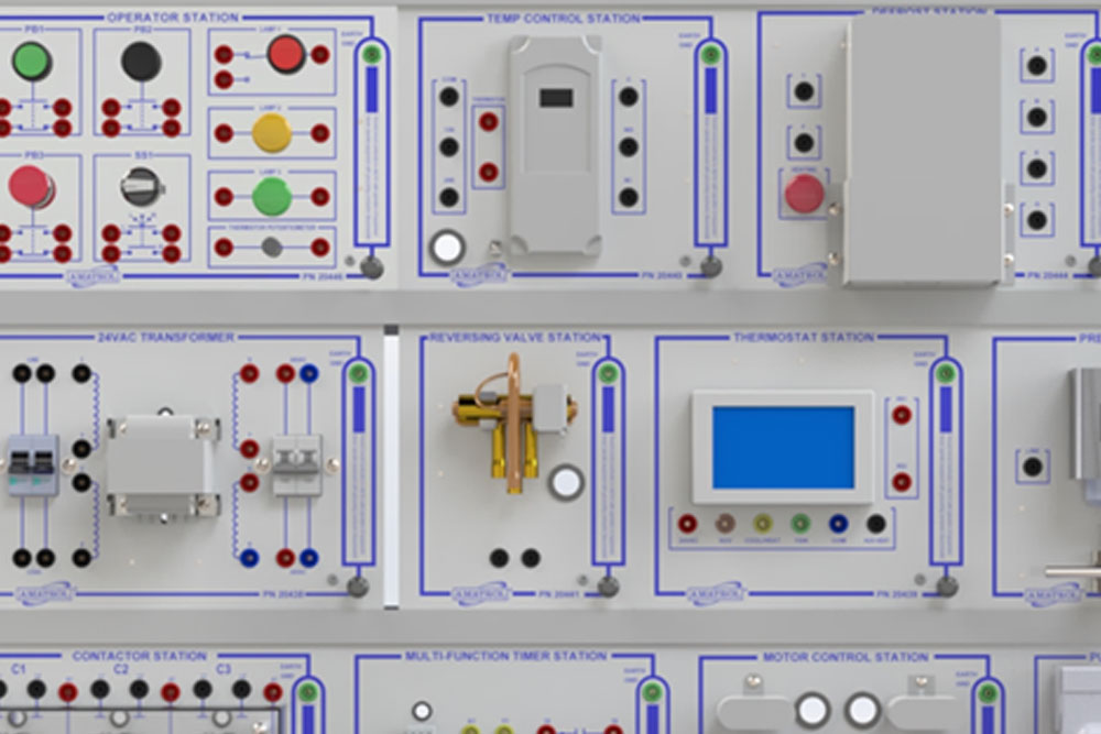 Allegheny Educational Systems Amatrol T7300 HVAC Controls-System close up