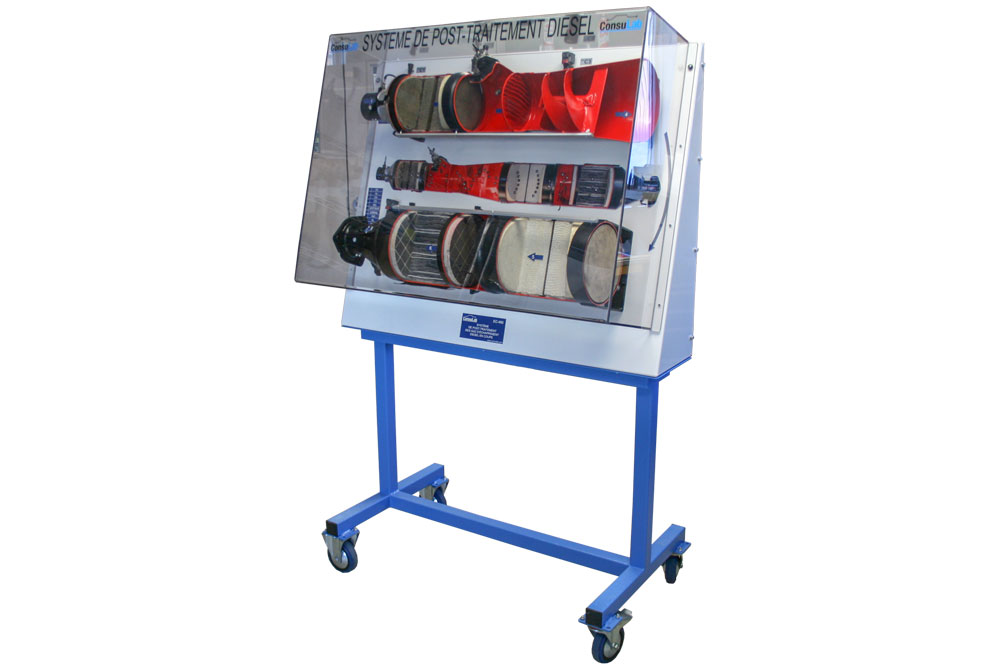 Allegheny Educational Systems Consulab Cutaway Diesel Exhaust Aftertreatment System